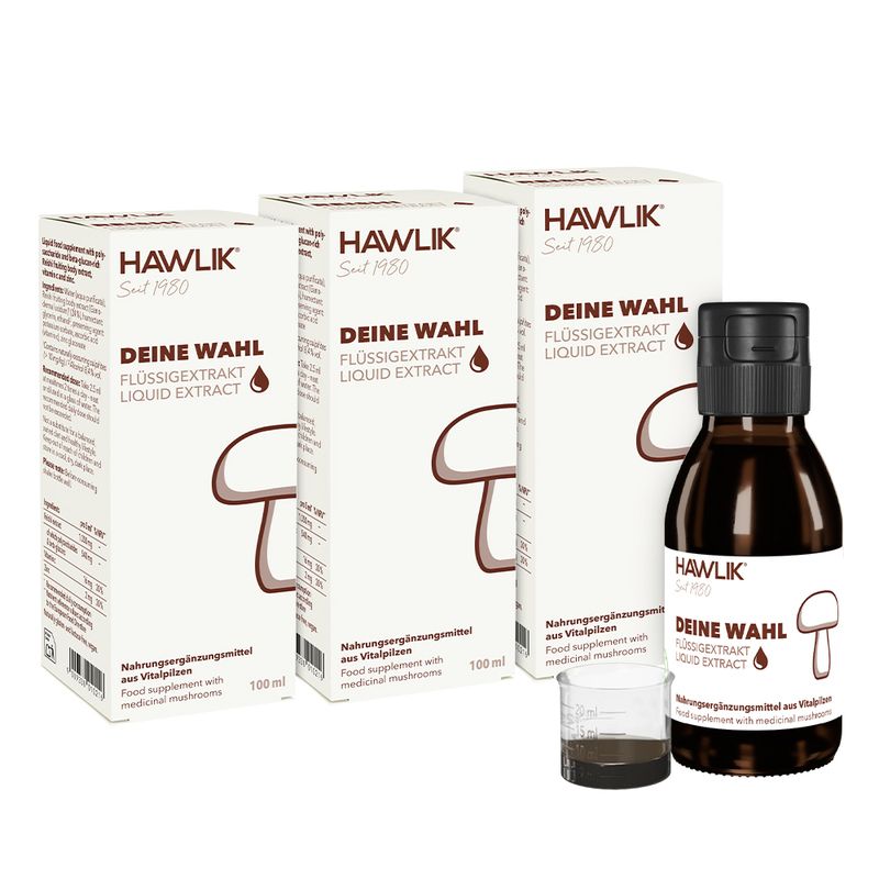 HAWLIK 3er Pack Flüssigextrakte